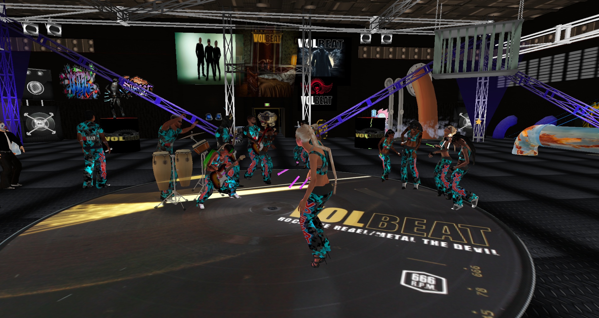 Volbeat-Event in der Foxarena 3